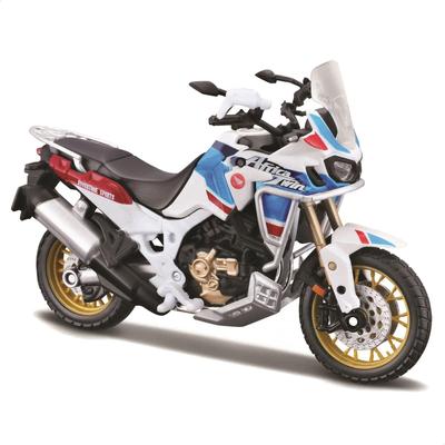 Bburago Scale Honda Africa Twin Adventure Blue Motorcycle Diecast Model Car 1/18 18-51082