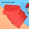 3pcs/set Baking dough cutting scraper Baking cream scraper Thickened cake cream plastic scraper Baking tool