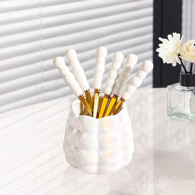 Ceramic Jar Fruit Fork And Spoon Set for Elegant Dining