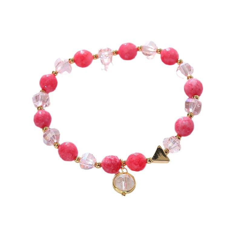 Fashion Crystal Bracelet Women'S Strawberry Crystal Bracelet Bangles Women Fashion Jewelry Accessories Gift