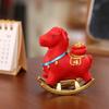 Resin Year of The Horse Zodiac Ornament Mini Horse Mascot Statue Pony Sculpture  Study