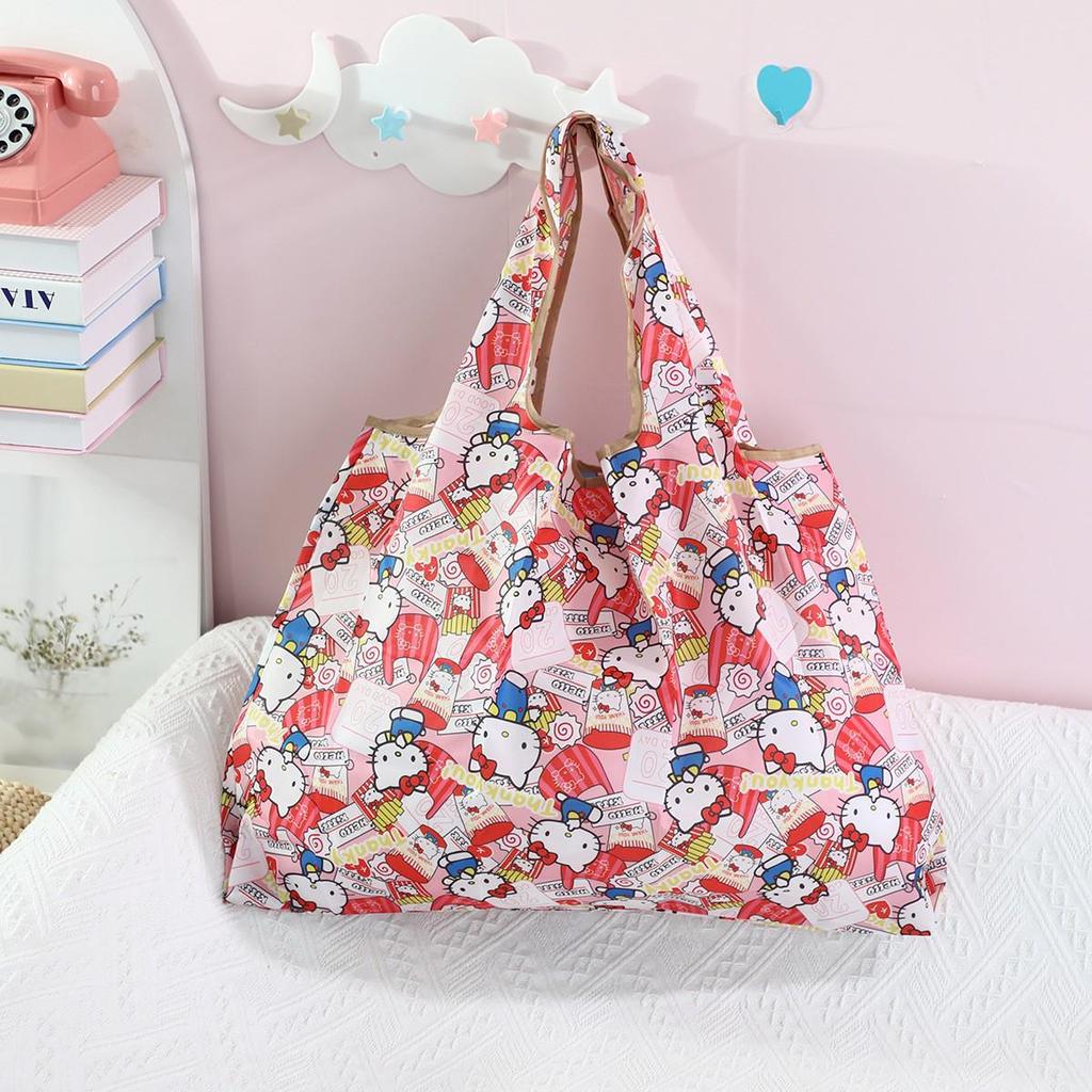 Cute Cartoon Eco-friendly Large Capacity Lightweight Shoulder Shopping Bag