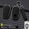 Genuine Leather Key Cover for SsangYong Motor Korando/Rexton Buckle