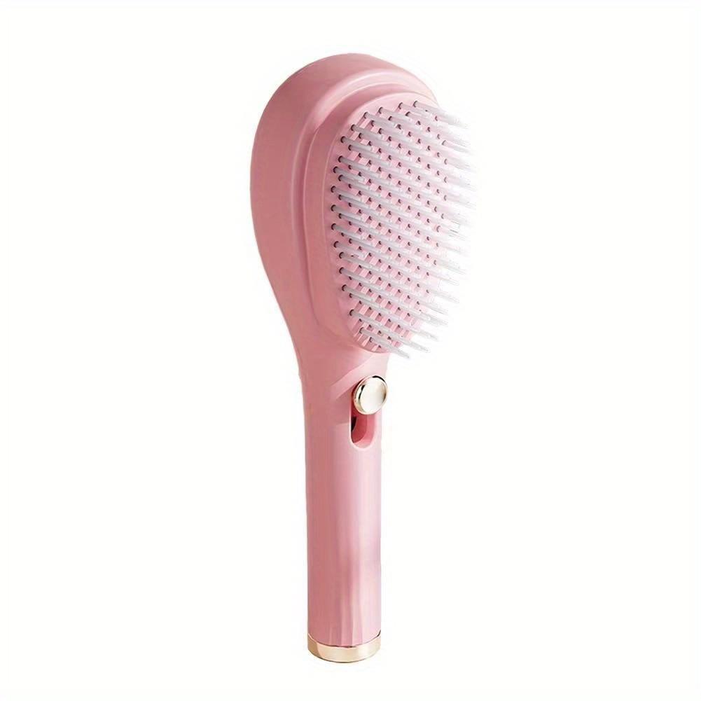 Portable Telescopic Comb White Pink Blue Scalp Massage Brush Self-Cleaning Hair Comb Women Salon Styling Tool Compact Magic Comb