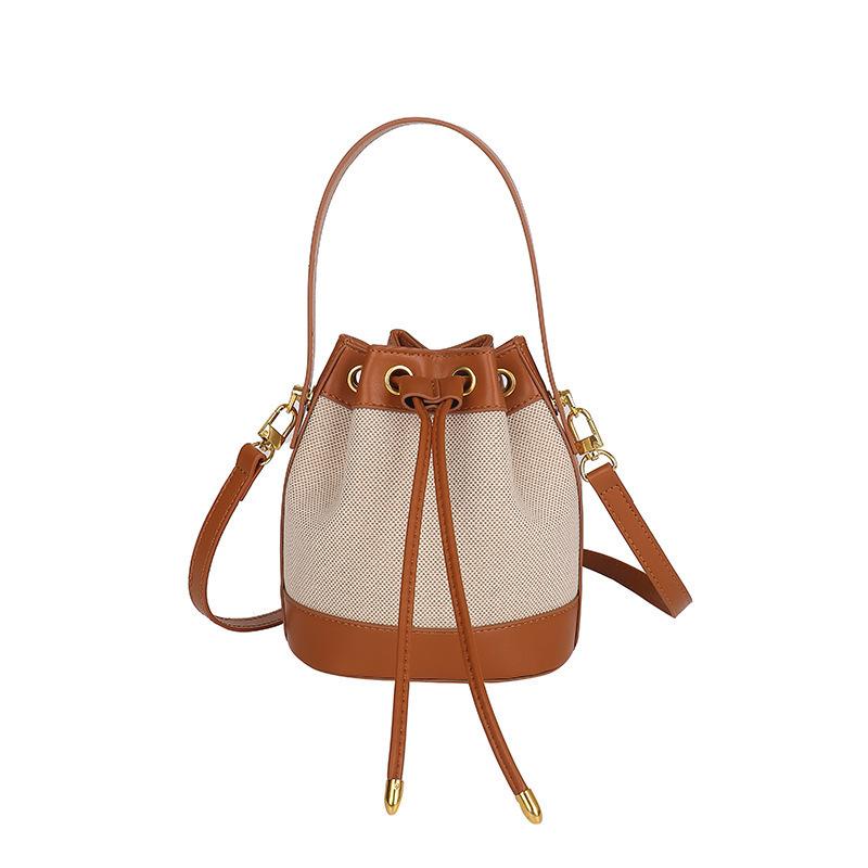 Fashi Trendy Bucket Shoulder Crossbody Bag Women Top Handle Unique Versatile New Style Handbag