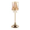 Crystal Petal Glass Candlestick Anti-slip European Style Candle Containers  Bedroom