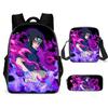 Naruto NARUTO Student School Bag 3D Digital Cartoon Printed School Bag Grade 3-6 Backpack