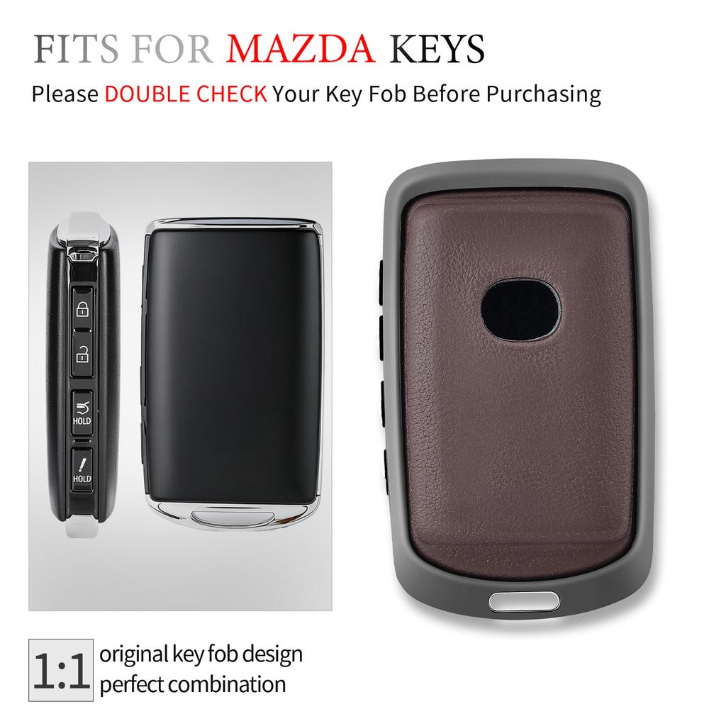 Zinc Alloy Car Remote Key Case Cover Shell For Mazda 3 Alexa CX-30 CX30 CX5 CX-5 CX8 CX9 CX4 20192020 Protector Holder Keyless