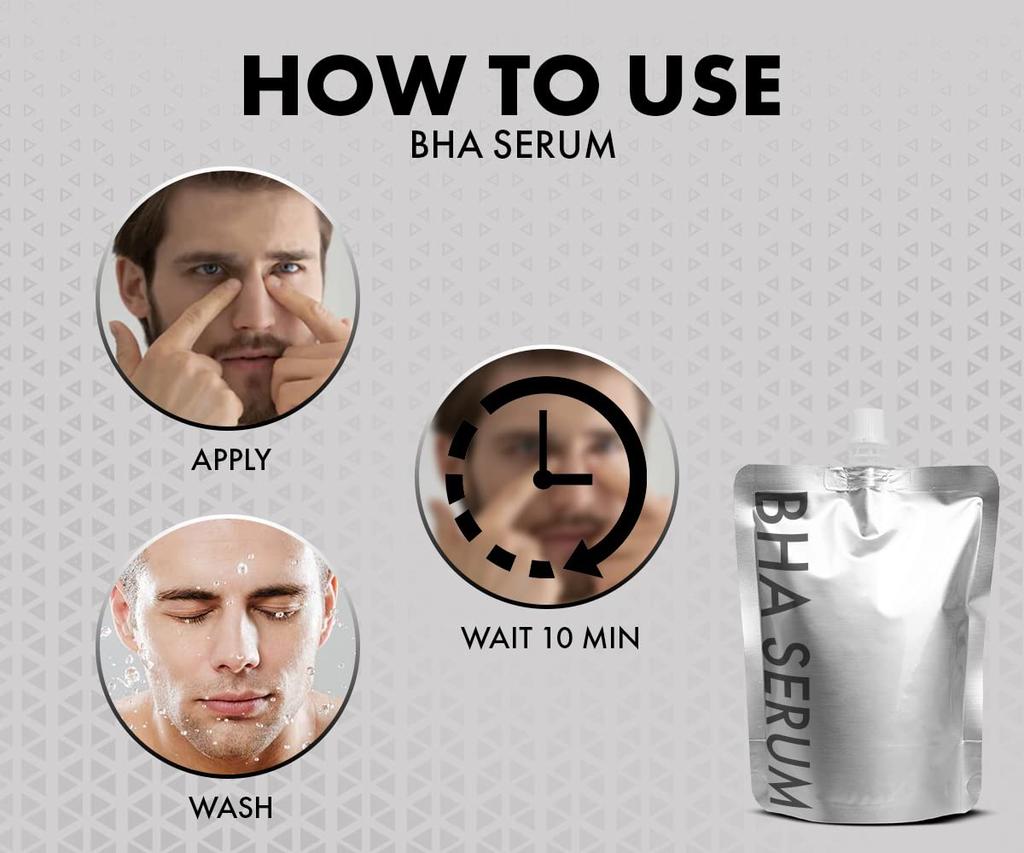 UrbanGabru Nose Strip with BHA Serum | Nose Strips for Blackhead, Whitehead Remover (4 Strips) | Pore Cleanser