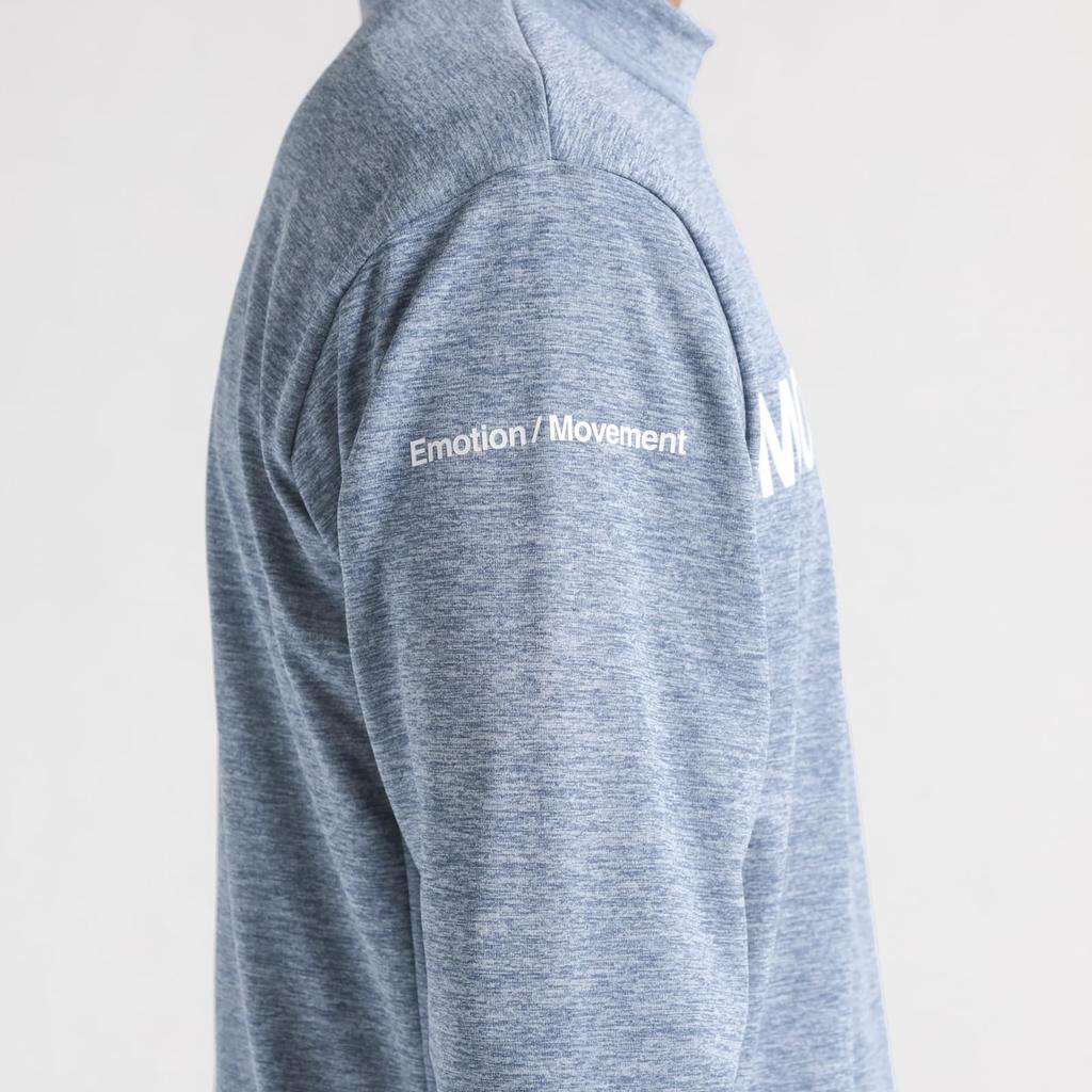 Move Sports Long Sleeve Descente Soft Warm Heather Mock Neck for Training and BL Shirt, Shirt, Warm, Stretchy, Fleece-Lined, Running,