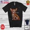 Custom Name Chihuahua Skull Pumpkin Shape Creepy Halloween Animal Lover T-Shirt