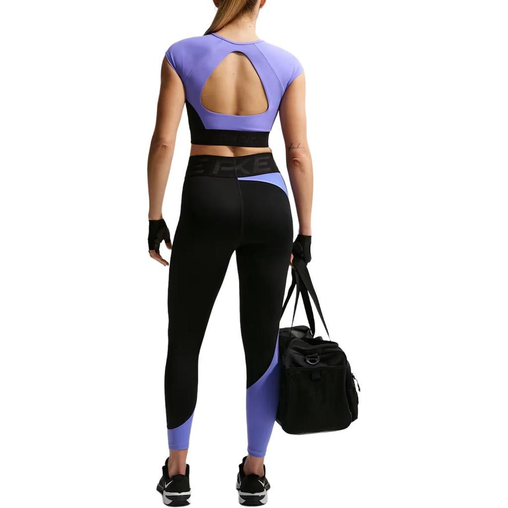 Nike Pro Sculpt High Waist Elastic Solid Color Casual Pants Women bottoms IQ0358-014