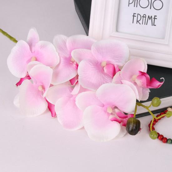 1 Stück künstliche Blume Schmetterling Orchidee DIY Hochzeit Party Desktop Möbel Dekor