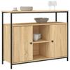 VidaXL Buffet chêne sonoma 100x35x80 cm bois d'ingénierie 835500
