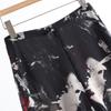 Elegant Summer Chiffon Pants Women Fashion Casual High Waist Wide Leg Pants Vintage Clothes