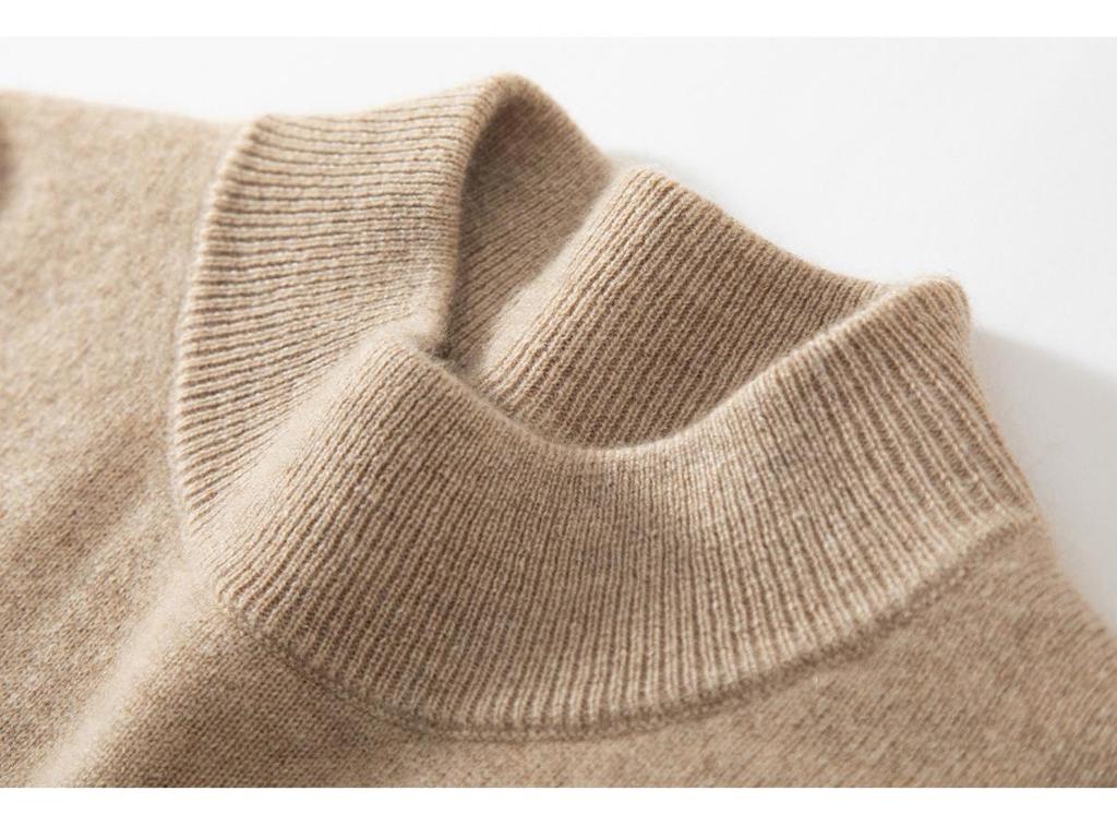 Men's Versatile High Neck Pure Cashmere Sweater - New Autumn Winter Arrival