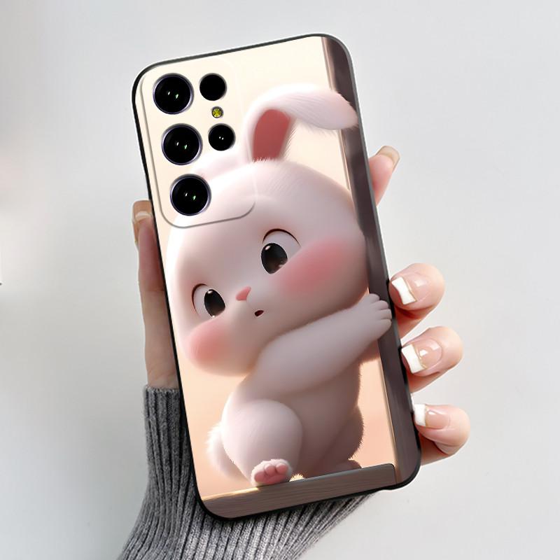 Custodia Per Oukitel C61/C61 Pro/C61 GT Custodia Estetica Gatto Carino Cartone Animato Nero Morbido Silicone Cover Posteriore Antiurto TPU Custodia per Telefono