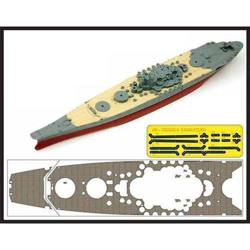 

Infinimodel 1/700 Серия IW Японский линкор Ямато Деревянная палуба с травлеными деталями для пластикового набора F Company, IW7003