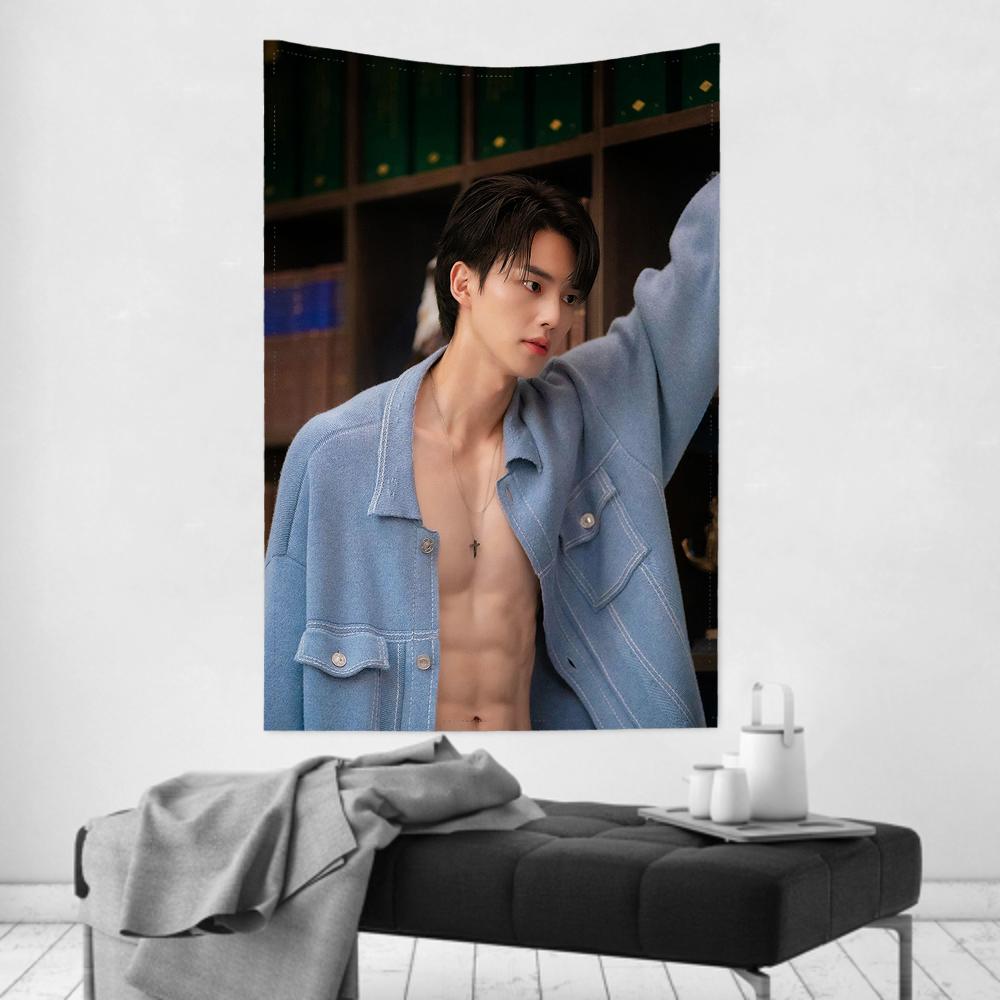Korean Actor Song Kang Tapestry Room Decor Wall Cloth Party Hanging Background Room Decor Baby Room