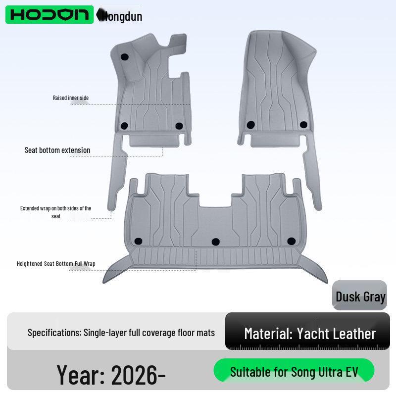 BYD Song Ultra EV 2026 Full Coverage Floor & Trunk Mats BYD Song Ultra EV 2026