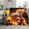 Ethereal Horse In Storm Blanket Flannel Blanket Throw Blanket Sofa Cover Blanket Soft Premium Blanket Picnic Blanket Tv Blanket Gifts