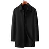 Autumn and Winter Men's Double-sided Woolen Coat Plus Size Woolen Coat Business Men's Medium and Long Woolen Coat