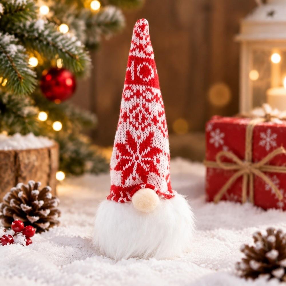 Cartoon Christmas Luminous Pendant Exquisite Christmas Gnomes Plush Doll Merry Christmas Decor