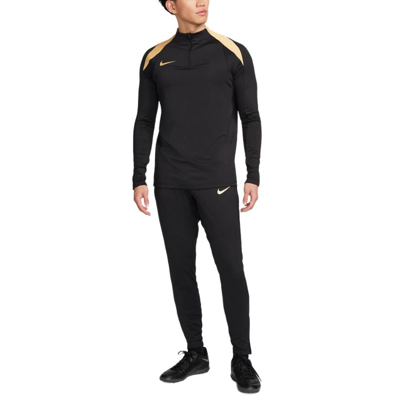 New Nike Dri FIT Football Pants Knitted Sports Pants Men's Black FN2406-011