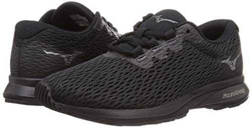 Mizuno ME-03 Mizuno Energy Walking Shoes, Lightweight, Wide, Casual, Black, 22.5 cm, 3E