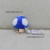 8cm Cute Mario Mushroom & Poison Mushroom Plush Keychain Charm