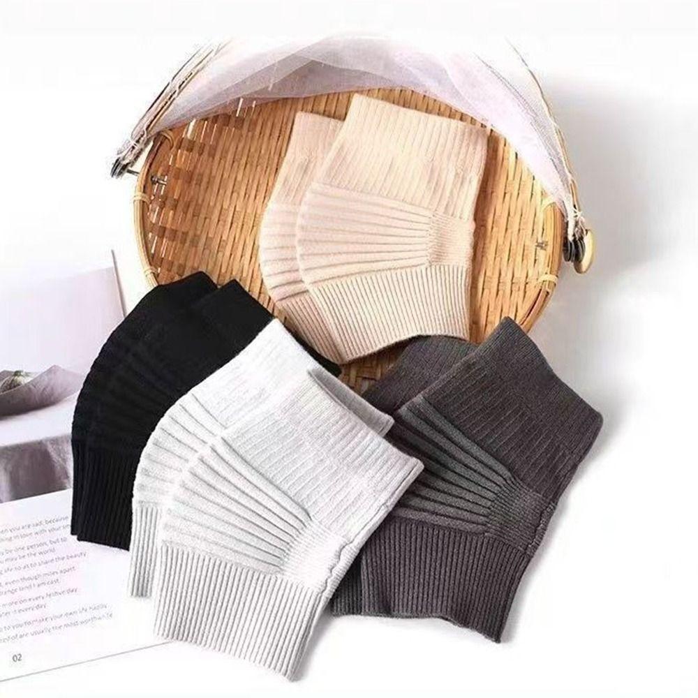 Baumwolle Kniebandage Polster Gestrickte Thermische Kniepolster Damen Herren Kniewärmer Schützt Gelenke,