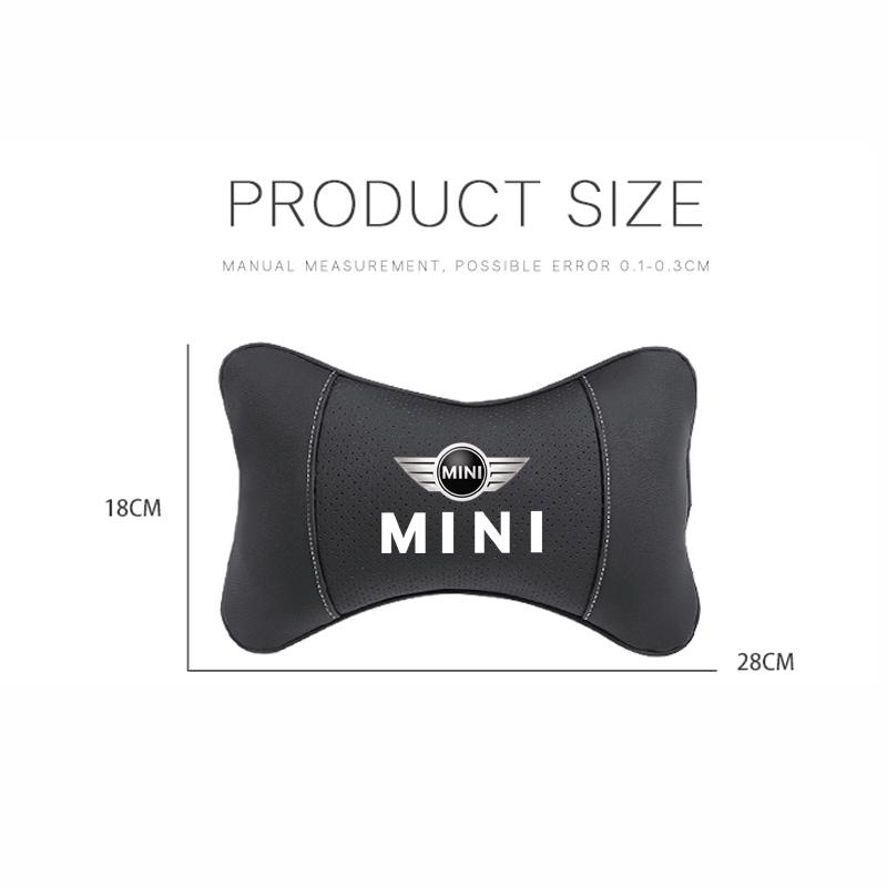 Car Headrest Auto Breathable Seat Neck Pillow Accessories For MINI WORKS One Cooper JCW R60 R59 R58 R57 R56 R55 R53 R52 F55 F56.