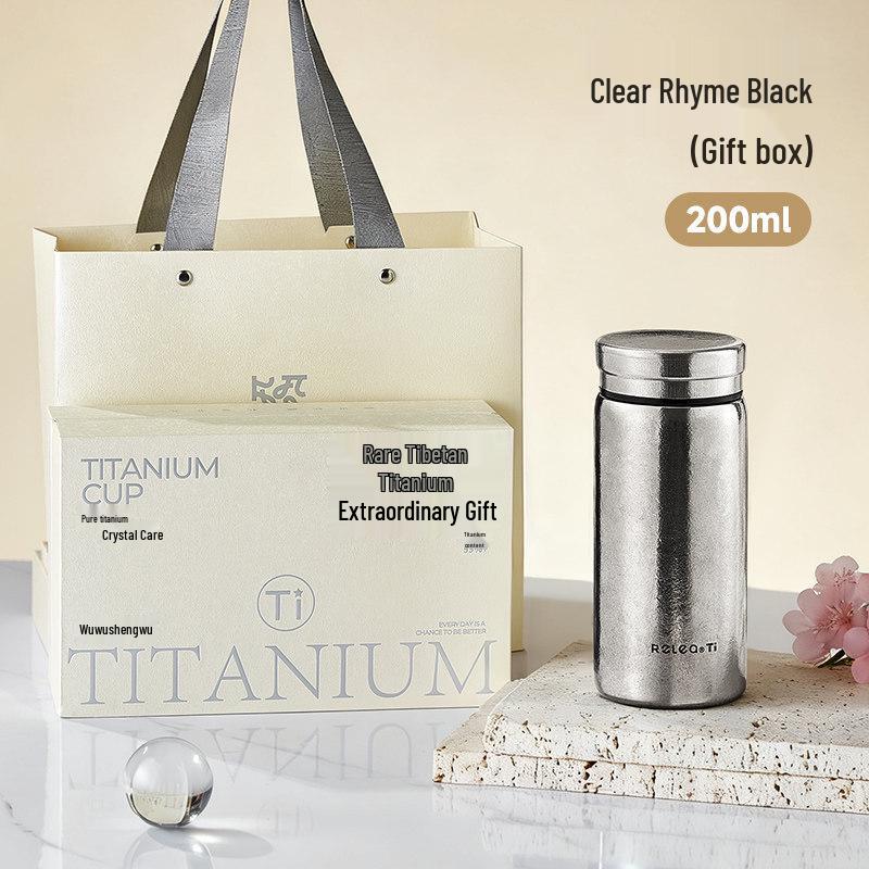 Wushengwu Pure Titanium Insulated Mini Bottle