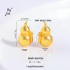 Golden Frosted Fu Ji Ruyi Star Dragon Gourd Pendant with Love Hammer Pattern