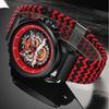 WLISTH Unique Creative Chinese Dragon Pattern Luxury Men's Watches Fashion Gift Brand Quartz Sport Silicone Wrist Watch