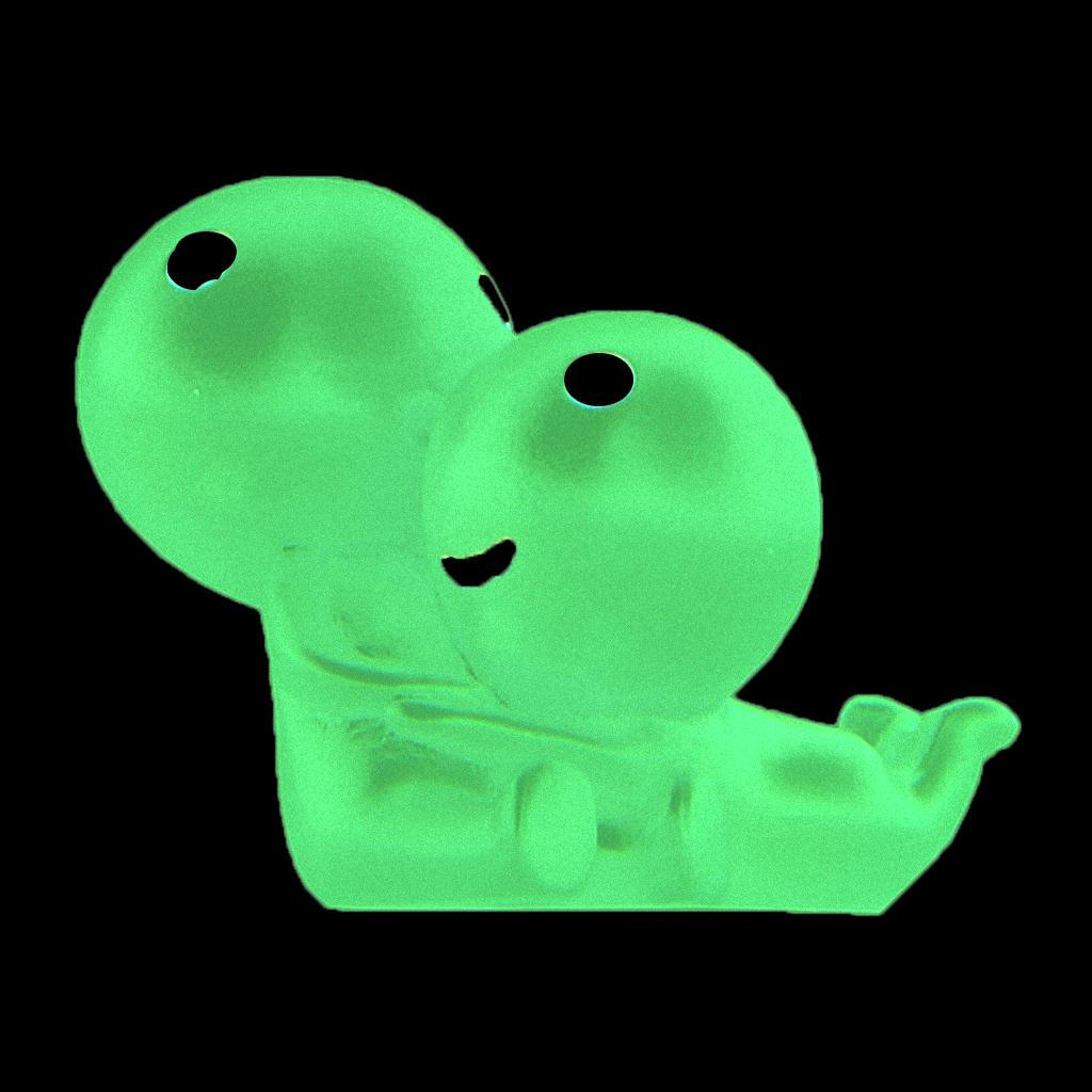 Resin Luminous Tree Elves Spirit Kodama Potted Decoration