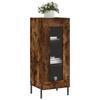 VidaXL Buffet Chêne fumé 34,5x34x90 cm Bois d'ingénierie 828809