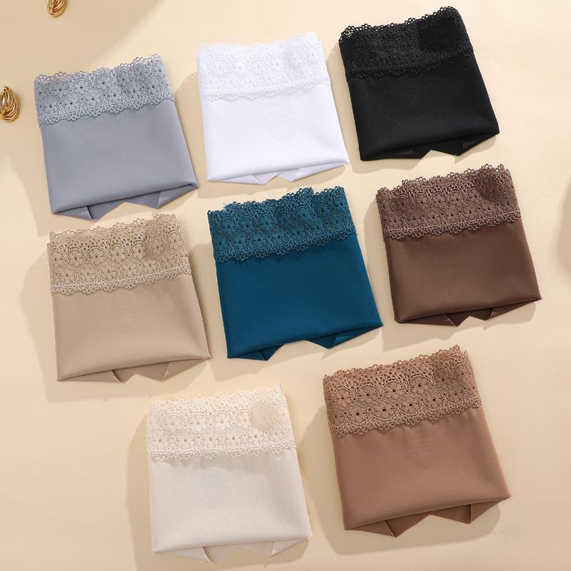 1 יחידה הלבשה תחתונה לנשים במידה גדולה, תחרה, ללא תפרים, מכסה את כל הירך, אופנתית, נושמת, מתייבשת במהירות, הלבשה תחתונה לנשים, איכותית, חמודה