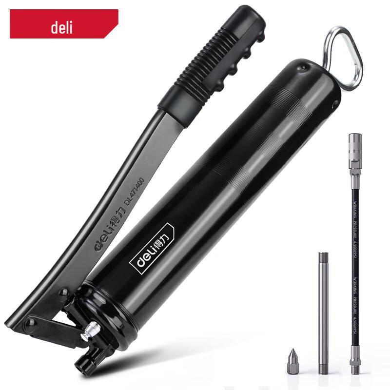 Deli 400CC Manual High-Pressure Grease Gun