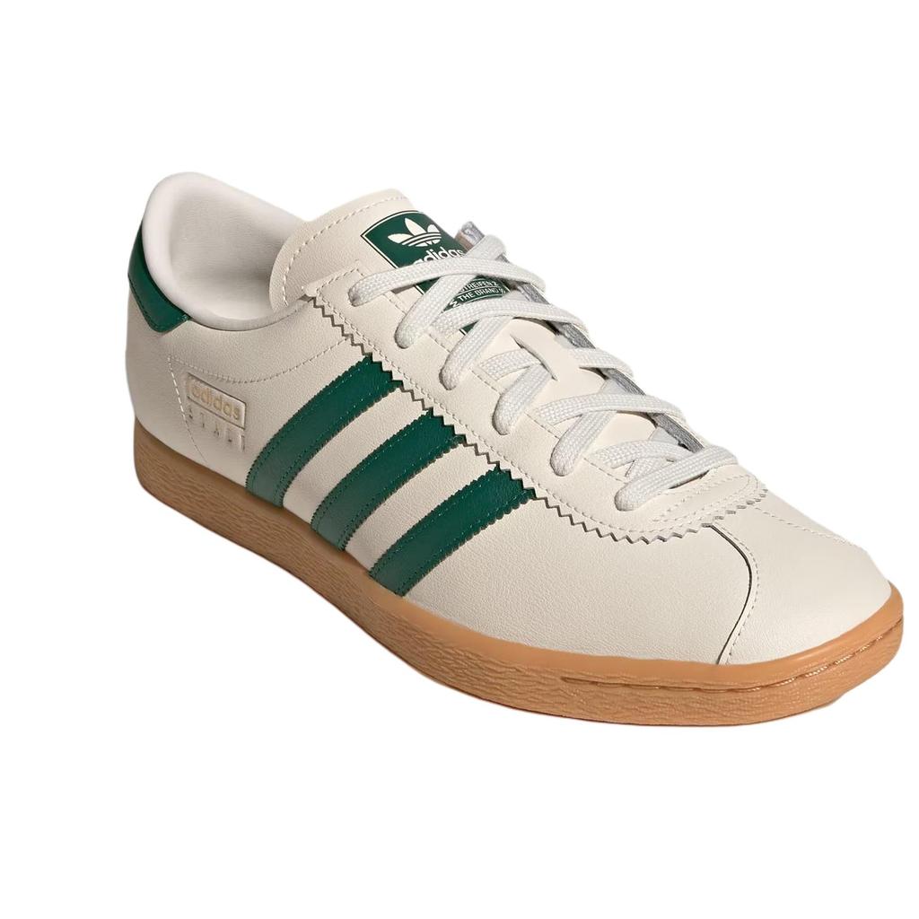 adidas Originals Stadt Comfortable Thin Sole Durable Low Top Skate Shoes Unisex Sneakers Light-Green JR8311