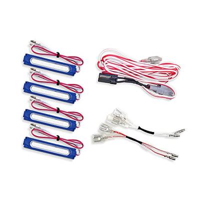 YOURS 90 Series Voxy Dedicated LED Grille + Bumper Interior Illumination Set [Blue] 90