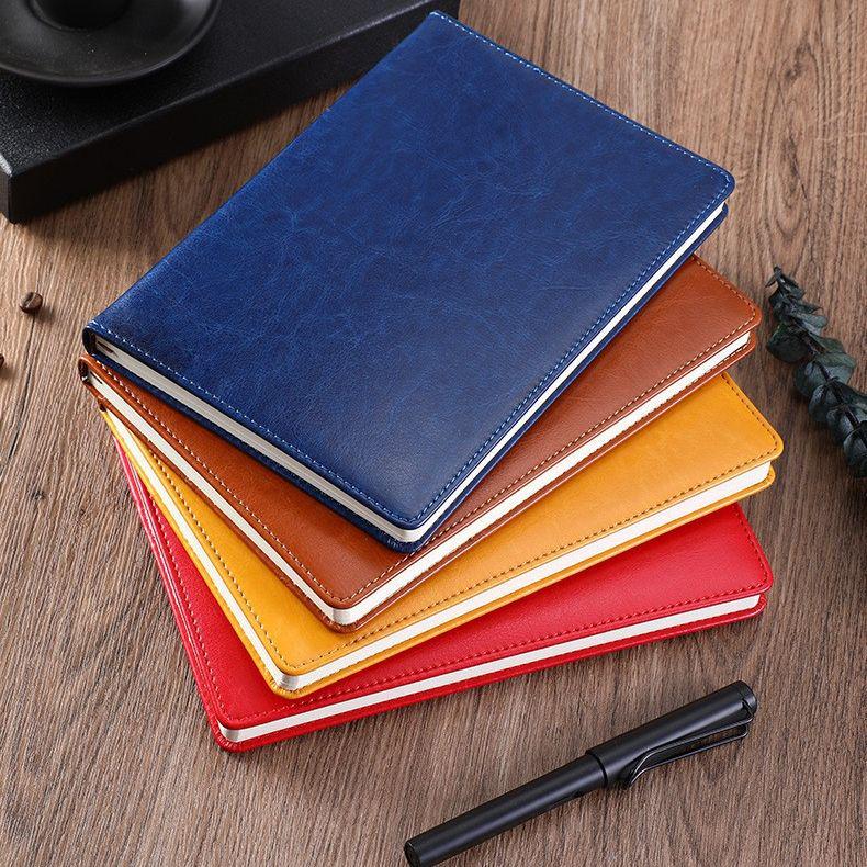 In Stock: A5 Leather Business Notebook with Custom Logo