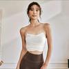 Women's Summer Mesh Sports Bra - Shockproof, Sexy Back, Yoga Camisole for Running & Fitness.