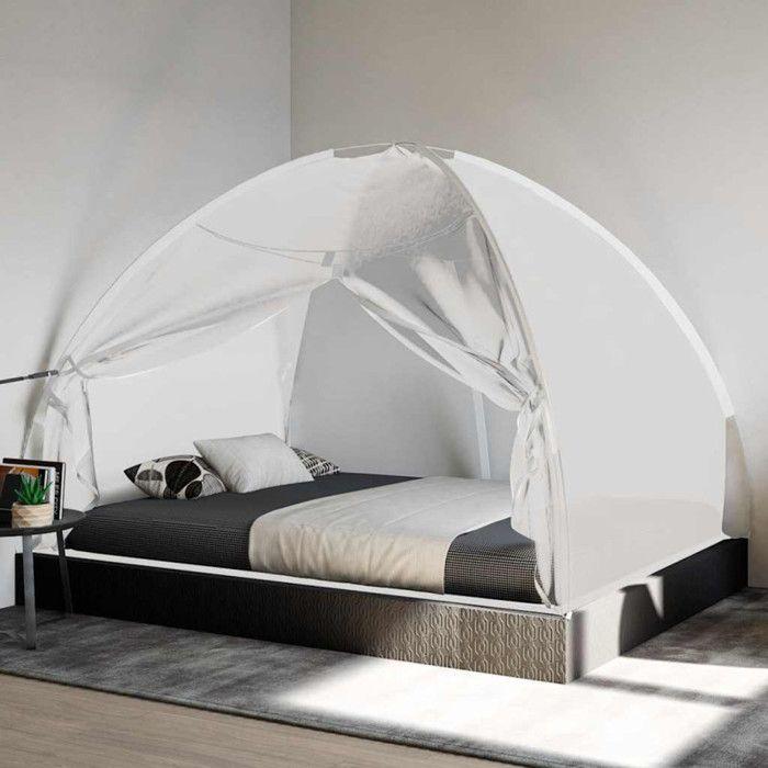 Moustiquaire mongole avec portes 220 maille blanc 200x150x140cm