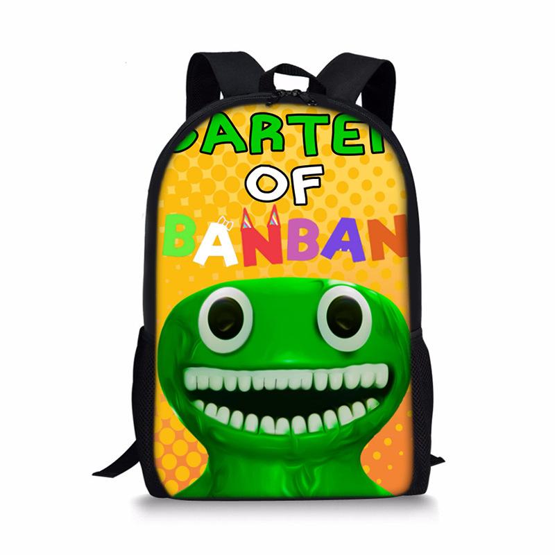 Classic Peculiar Cool Banban Garden Notebook Backpacks Pupil School Bags 3D Print Oxford Waterproof Boys/Girls Laptop Backpacks