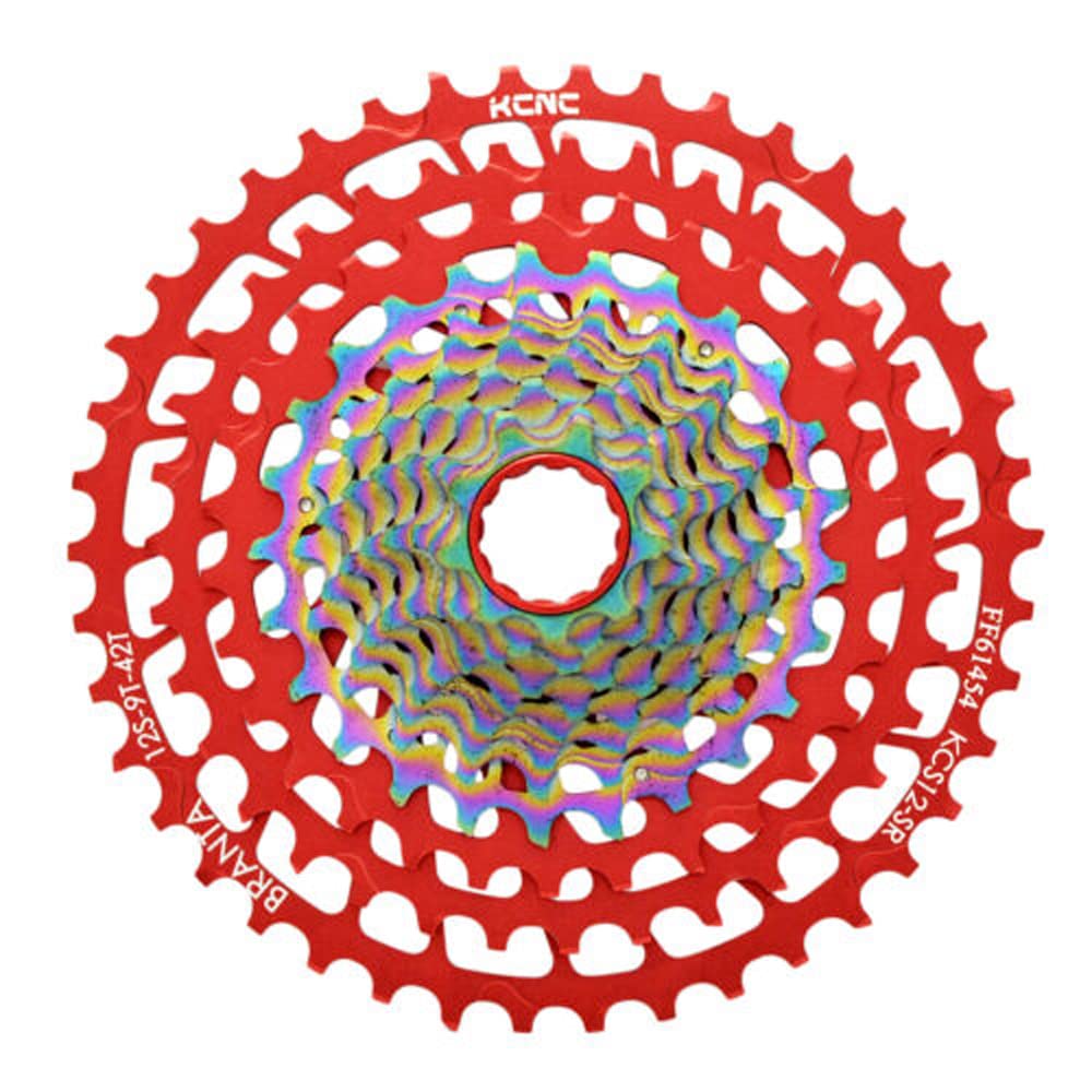 

KCNC 12-скоростная дорожная кассета, барабан XDR, 9-42T, совместимая с XG-1290, совместимая, красная, KCS12-005R-OE, SK2605