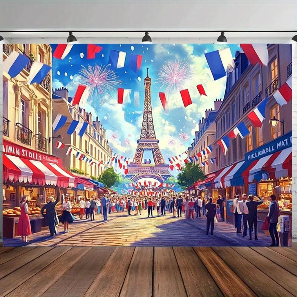 2D Flat 1pc 2D Flat Oversized Backdrop Banner Party Banner Backdrop Photo Wall Decor Party Backdrop Space &Birthday Anniversary Decor