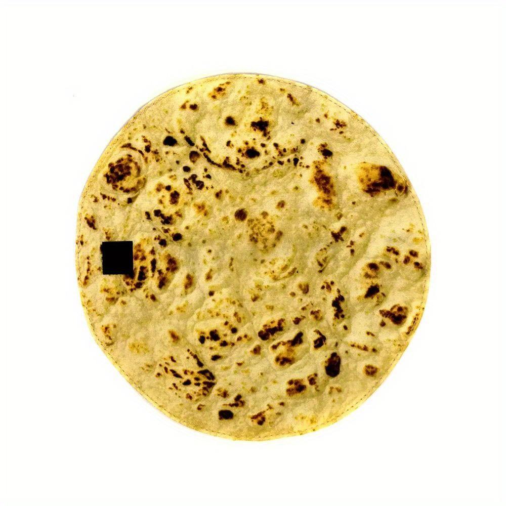 Soft Canvas Tortilla Roll Pencil Case Funny Pencil Pouch Portable Pencil Holder Bag For Student School Suppliers Gift Pencil Bag