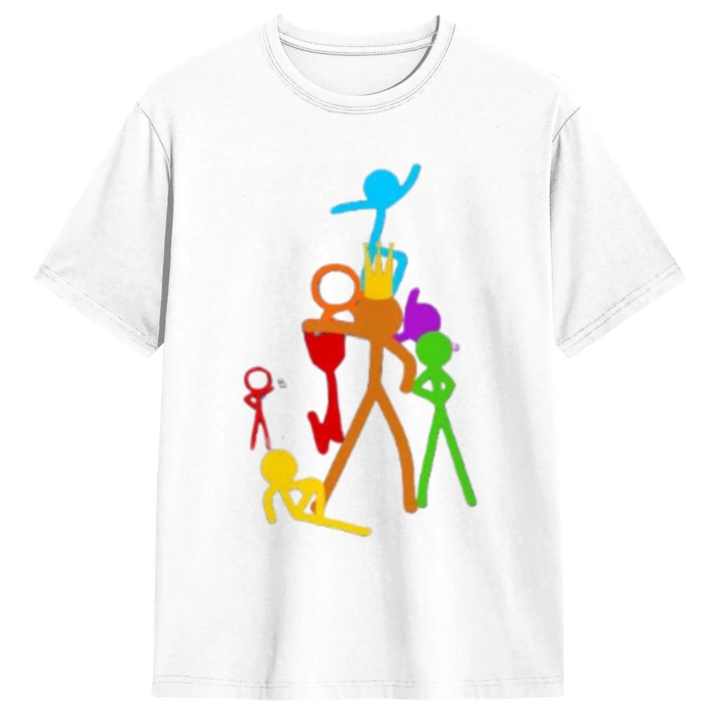 Vintage T Shirt Summer Alan Becker Gaming Figting Fashion TShirts  Pure Cotton Tee Shirt for Unisexs Y2K Funny Clothing