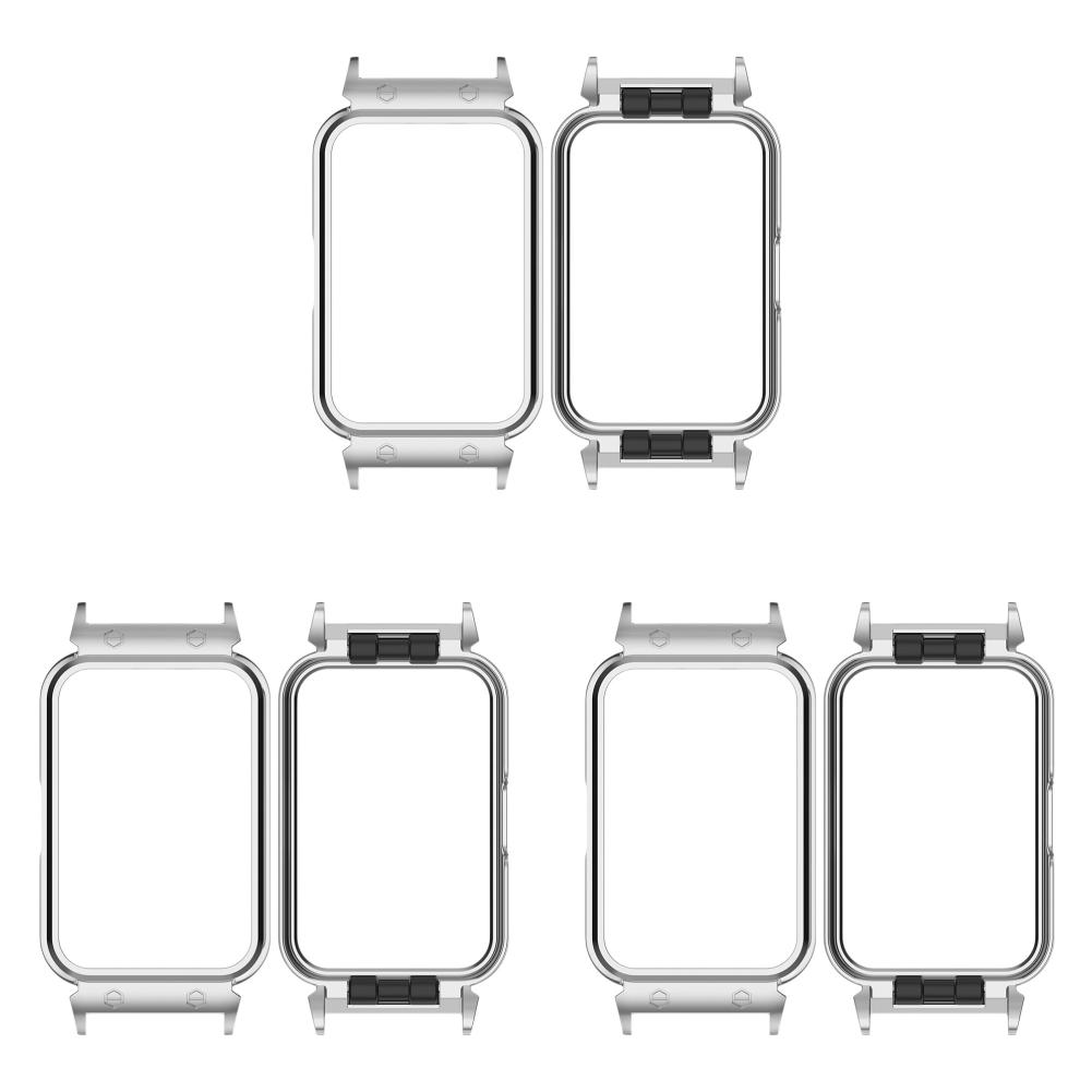 

18 мм металлический корпус-бампер для часов, подходит для Samsung Galaxy Fit3 (Серебряный) ЛУЧШИЙ